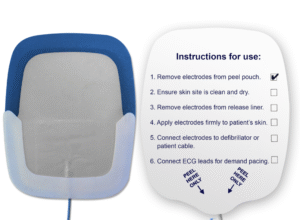 defib pad placement heartsync defib pads back instructions